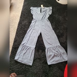 Montaeu jumpsuit with bell bottom flared legs NWT